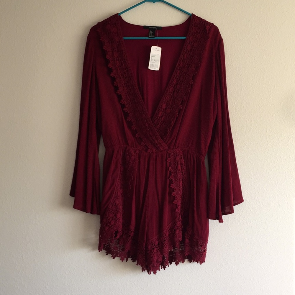 Adorable Maroon Romper!